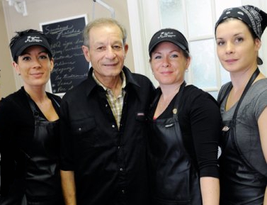 Photo: Rene Rousseau and daughters Circa 2010